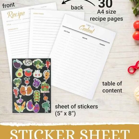 Recipe Book for Own Recipes - Picture 2 of 7